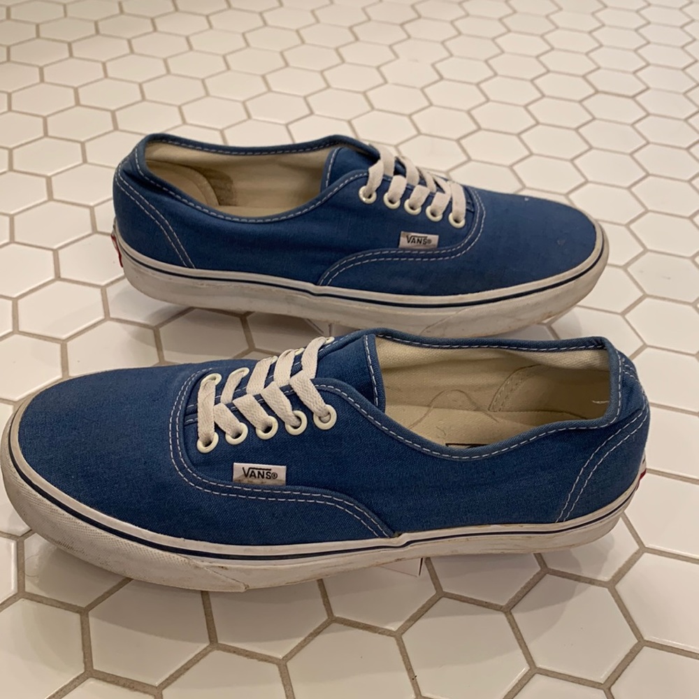 Vans blue size 10